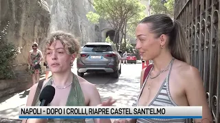 Castel Sant'Elmo, riecco i visitatori dopo il crollo del costone di tufo
