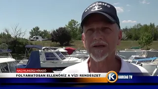 FOLYAMATOSAN ELLENŐRÍZ A VÍZI RENDÉSZET