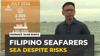 Filipino seafarers return to sea despite war risks in the Strait of Hormuz and Black Sea