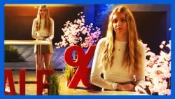 Lina präsentiert eine Außenwandleuchte im Frühlings-Sale @PEARL-TV