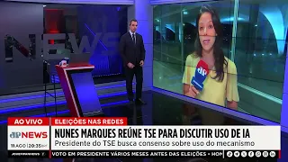 Nunes Marques reúne TSE para discutir uso de IA nas eleições