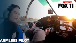 Pilot with no arms visits AirVenture