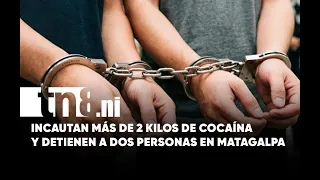 Two arrested with 2.2 kilos of cocaine during operation in Matagalpa