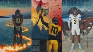 University of Idaho turns to art major for stunning hand-painted game week posters