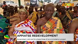 Appiatse Redevelopment: Government cuts sod for phase three of accommodation project - News