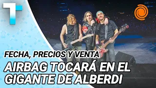 Airbag confirms show at Club Atlético Belgrano stadium: date, venue, and ticket sales
