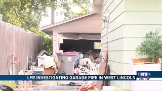 Garage catches fire in west Lincoln