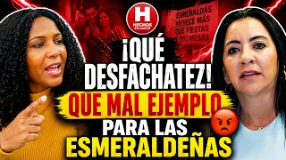 Escándalo en Esmeraldas - Le cantan las verdades a Roberta Zambrano, la prefecta de Noboa