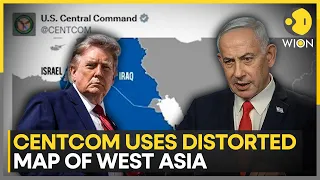 CENTCOM Uses Israel's Map Inclusive of Gaza & West Bank