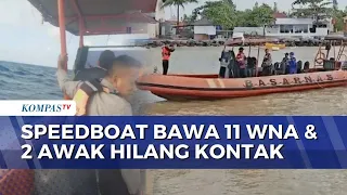 Speedboat Carrying 11 Foreigners and 2 Crew Members Loses Contact in Tomini Bay Waters | KOMPAS S...