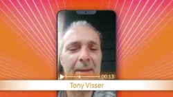 TV Oranje app video message - Tony Visser
