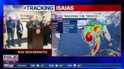 Gov. DeSantis gives update as Hurricane Isaias upgraded to Cat 3 storm