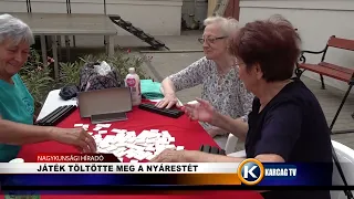 JÁTÉK TÖLTÖTTE MEG A NYÁRESTÉT
