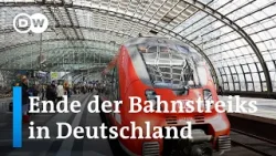 Nach langem Tarifstreit einigen sich Deutsche Bahn und die Lokführer-Gewerkschaft. | DW Nachrichten