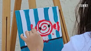 Në kuadër të Festivalit Ndërkombëtar ''Zgjimi në Art'' pikturuan 18 piktorë të vegjël