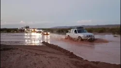 Después de las lluvias, normalizaron el tránsito en la ruta 40 al norte