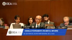 OEA News: Consejo Permanente recibió informe de gestión del Srio. General. 13 de marzo de 2026.