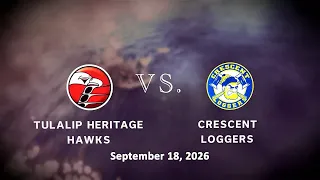 Heritage Hawks vs. Crescent Loggers Football - 9/18/2026