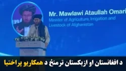 د افغانستان او ازبکستان ترمنځ په بېلابېلو برخو کې د ګډو همکاریو پر پراختیا ټینګار