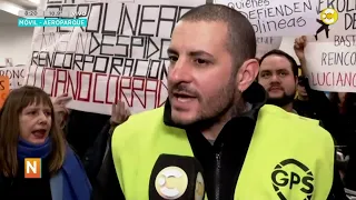 Aeroparque: workers protest against the firing of a delegate │N7:00│ 08-26-14