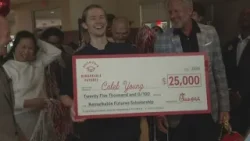 Chick-fil-a CEO surprises Bentonville employee with scholarship