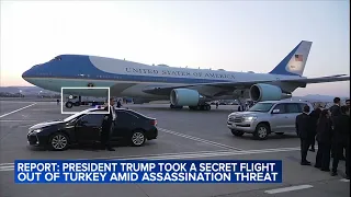 Trump reportedly used catering truck to sneak off Air Force One