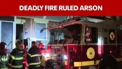 Deadly overnight rowhome fire in Philly ruled arson Deadly overnight rowhome fire in Philly ruled arson