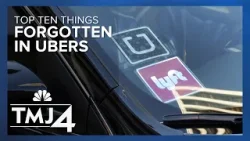 Uber releases list of top 10 items forgotten after rides