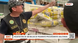 Trujillo: Over 300 bags of allegedly counterfeit adhesive seized