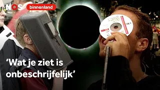 This is how the Dutch watched the solar eclipse in 1999
