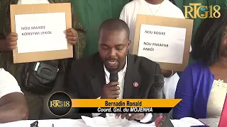 Dirijan MOJENHA fè kèk rekòmandasyon ak otorite konsène yo pou entegrasyon jèn yo.