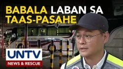 DOTr, nagbabala laban sa iligal na taas-pasahe sa PUV