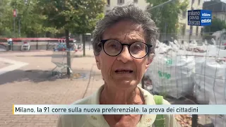 Milan, the 91 runs on the new priority lane: the citizens' test