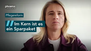 Verena Bentele (Präsidentin VdK Deutschland) über die Finanzierung der Pflegereform | 29.09.26