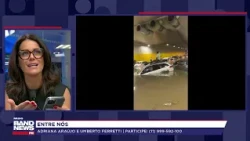 Anhangabaú Tunnel completely flooded after heavy rains