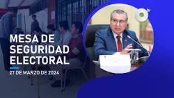 #NoticiasEcuador | CNE y otras Instituciones instalaron la mesa de seguridad electoral 27/03/2024