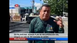 Palavecino: avanza plan de recuperación vial integral con más de 340 toneladas de asfalto