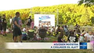 Közösen moziztak a csillagos ég alatt