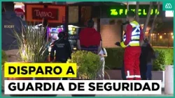 Balacera en centro comercial en Cerrillos: Guardia de seguridad resultó herido de bala
