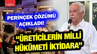 Doğu Perinçek unveils his solution program: "Scrap the 1980 program, National Government of Produ...