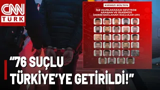 76 Criminals, Including 29 Wanted by Interpol Red Notice, Brought Back to Turkey! Details in the ...