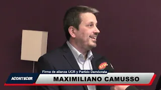 Marcos Juárez: UCR y Partido Demócrata firmaron alianza para competir en la elecciones municipales