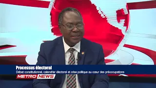 Débat constitutionnel, calendrier électoral et crise politique au cœur des préoccupations