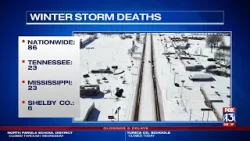 В округе Шелби зафиксировано шесть смертей, связанных с непогодой, в результате чего общее число ...
