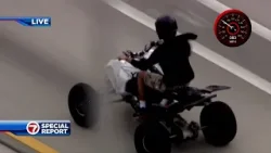 Police chase wrong way driving ATV across Miami-Dade and Broward