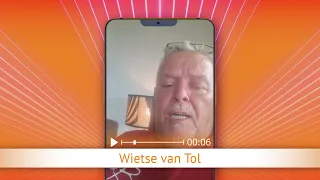 TV Oranje app video message - Wietse van Tol