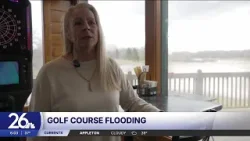 Поле для гольфа затоплено после сильных дождей, Департамент природных ресурсов планирует дноуглуб...
