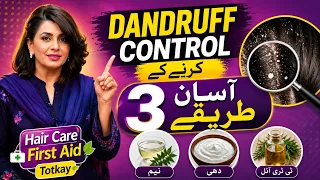 Dandruff Control Karne Ke 3 Asan Tarikay | Hair Care First Aid | Totakay | Kay2TV