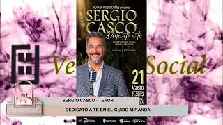 SERGIO CASCO: Celebrating his 30-year career at Guido Miranda.