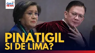 Senate court cuts short De Lima's opening remarks on alleged confi fund misuse of VP Sara | GMA News